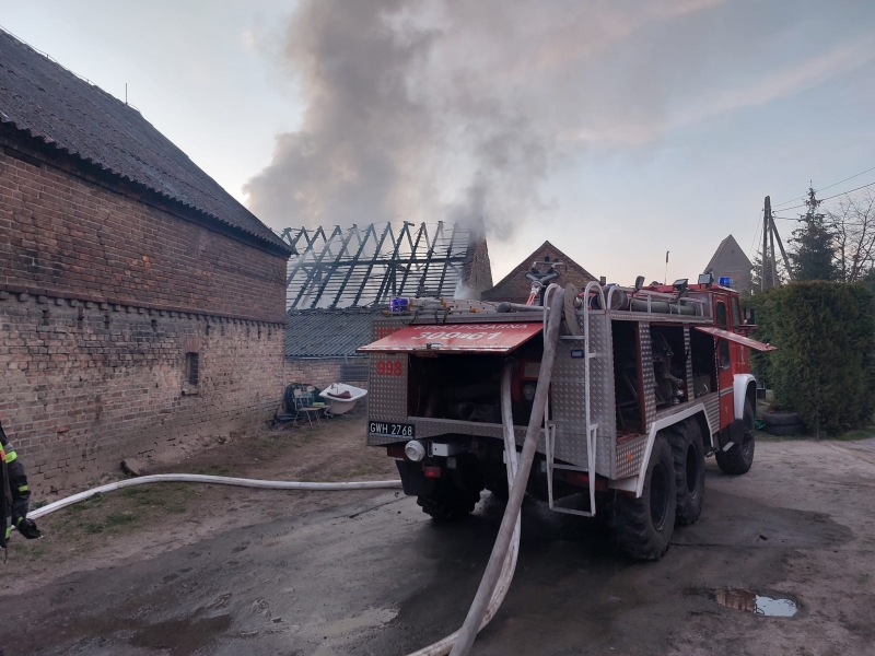 3/12 Pożar stodoły w Lubnie