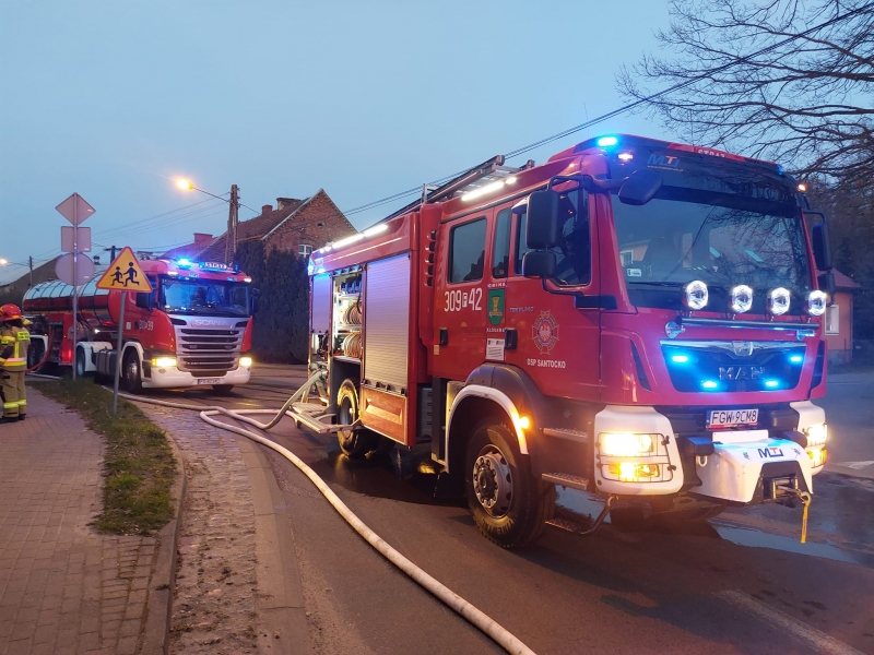 11/12 Pożar stodoły w Lubnie