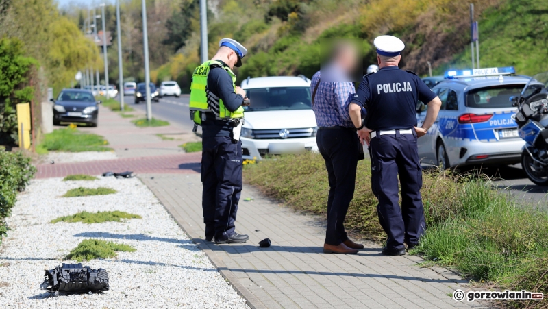 4/9 Wymusił pierwszeństwo i uderzył w policyjny motocykl