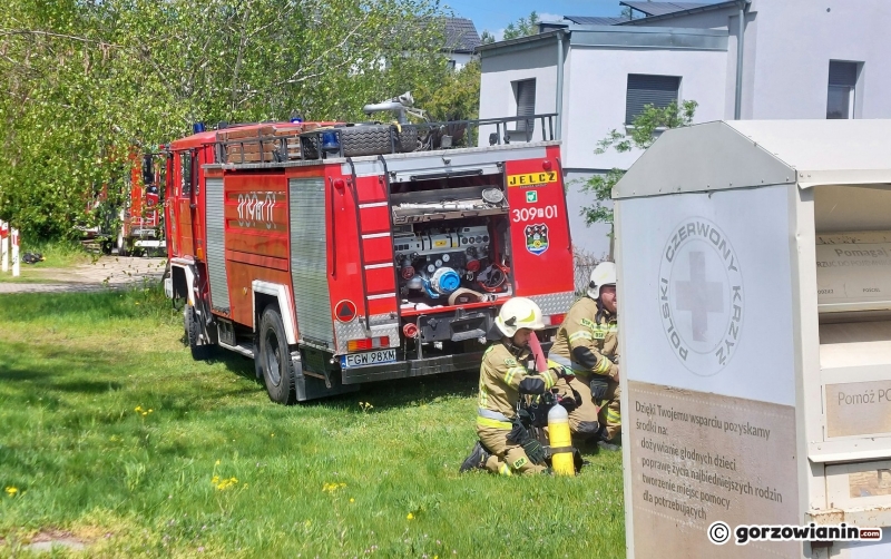 1/9 Tragiczny pożar domu koło Gorzowa. Nie żyje jedna osoba