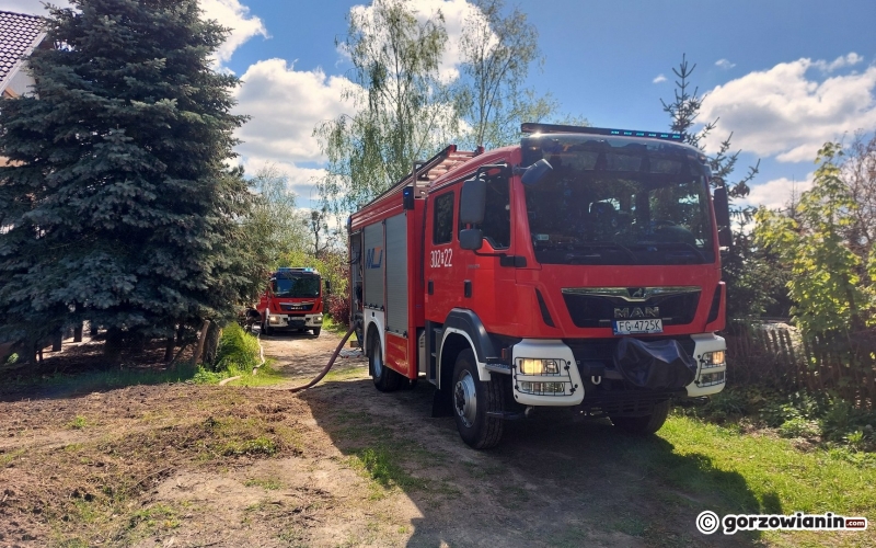 6/9 Tragiczny pożar domu koło Gorzowa. Nie żyje jedna osoba