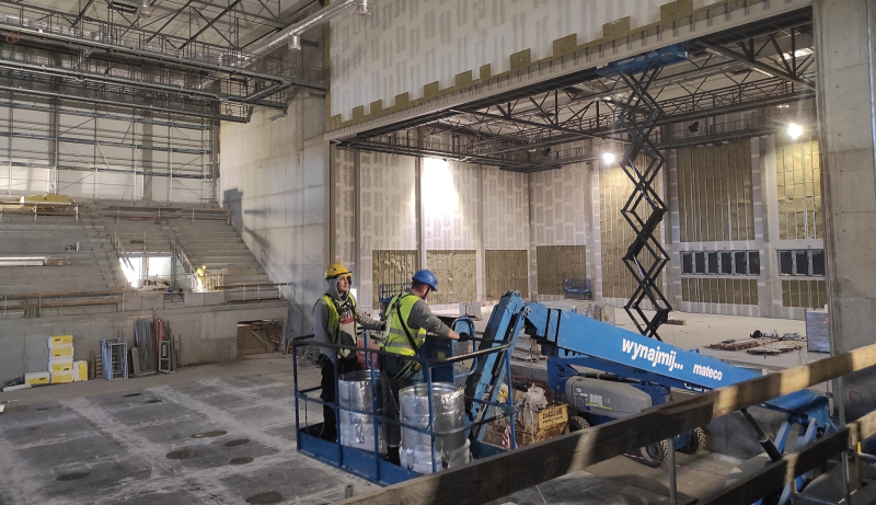 8/12 Budowa hali widowiskowo-sportowej w Gorzowie - maj 2023