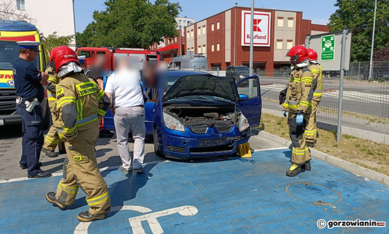 6/6 Kierujący mitsubishi uderzył w płot przychodni