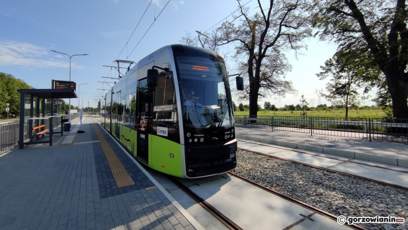 9/10 Testowy przejazd nowym torowiskiem przy ul. Walczaka w Gorzowie