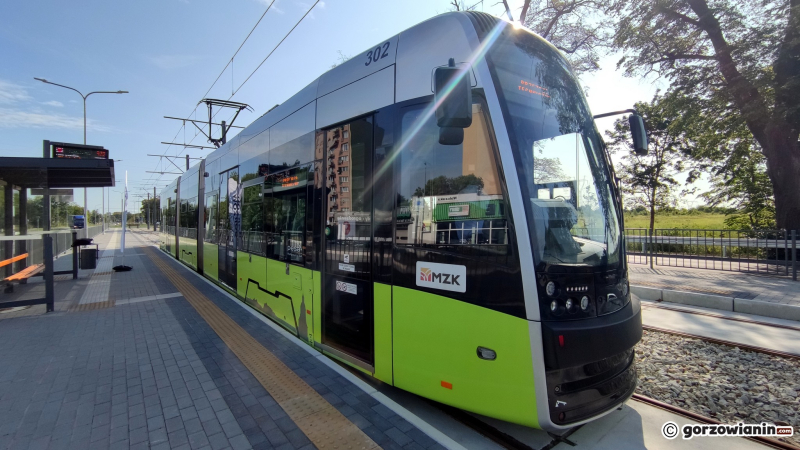 10/10 Testowy przejazd nowym torowiskiem przy ul. Walczaka w Gorzowie