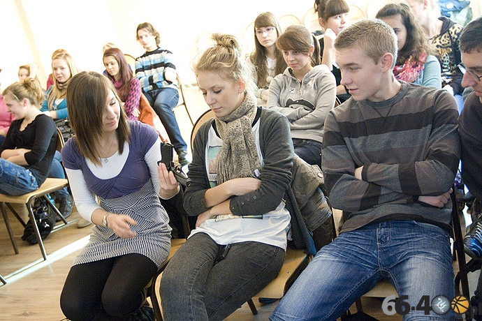 7/15 Gorzów ZS Ekonomicznych: Zajęcia PO z przedstawicielami Żandarmerii Wojskowej