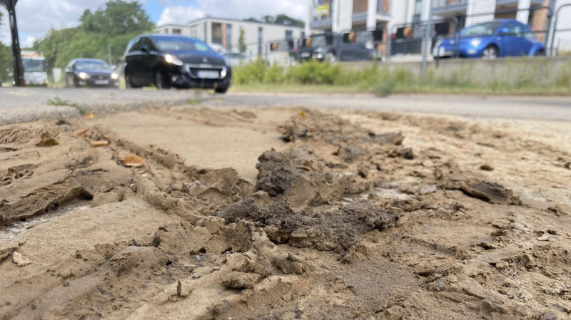 4/7 Sprzątanie ul. Warszawskiej po burzy