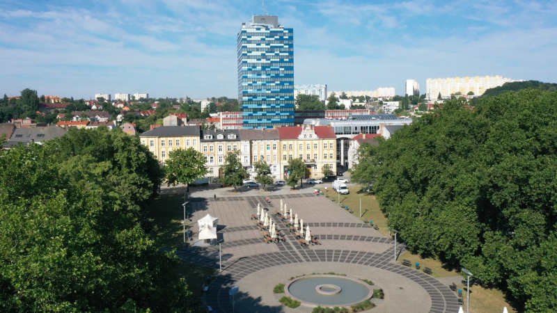 1/5 Strefa kibica na placu Grunwaldzkim w Gorzowie