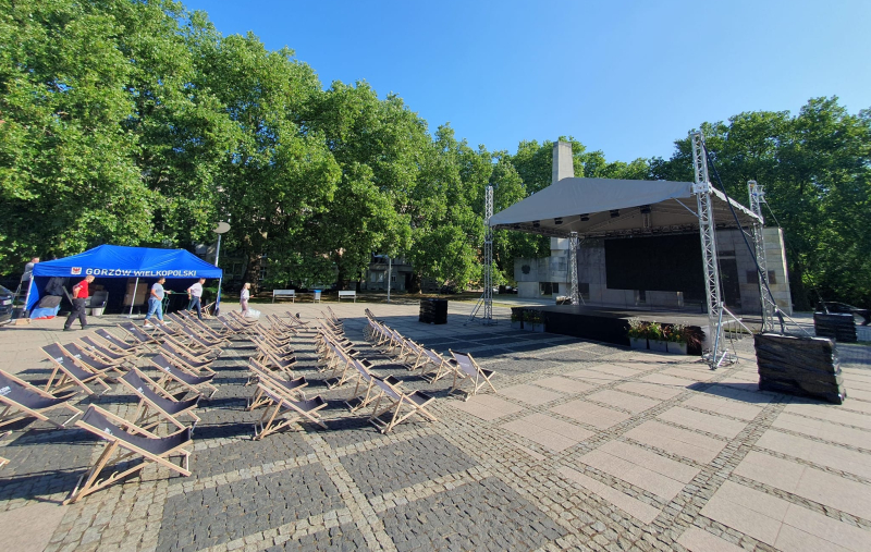 5/5 Strefa kibica na placu Grunwaldzkim w Gorzowie