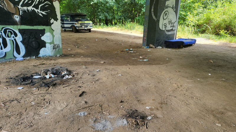 4/5 Zaśmiecone Filary Sztuki w Gorzowie