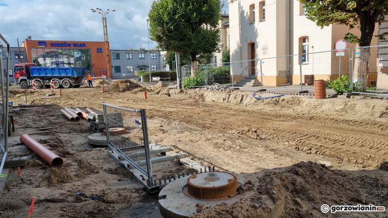 5/14 Rozkopana ul. Dworcowa w Gorzowie