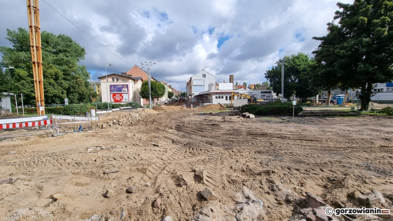 7/14 Rozkopana ul. Dworcowa w Gorzowie