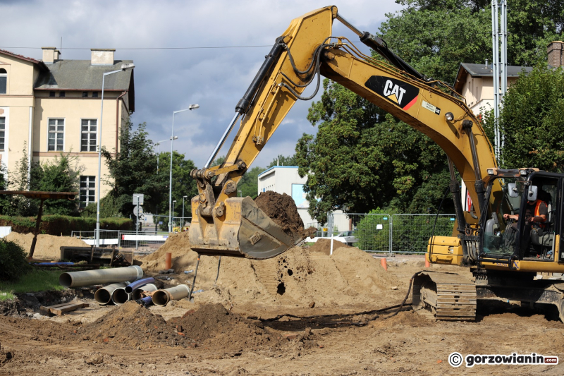 10/14 Rozkopana ul. Dworcowa w Gorzowie
