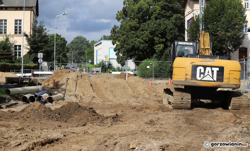 12/14 Rozkopana ul. Dworcowa w Gorzowie