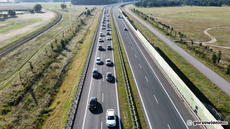 4/5 Seria wypadków na S3 koło Gorzowa. Ogromne korki na ekspresówce