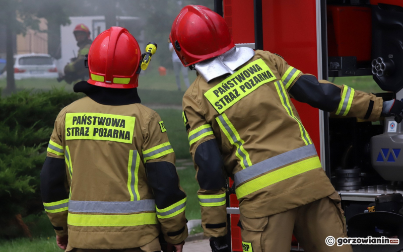 1/12 Pożar mieszkania przy ul. Kazimierza Wielkiego w Gorzowie