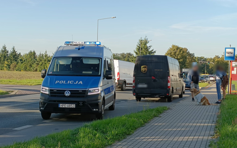 4/4 Zderzenie czterech aut przy ul. Podmiejskiej w Gorzowie