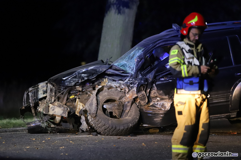 4/7 Zderzenie jeepa i hyundaia na DK22 koło Gorzowa