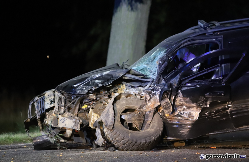 5/7 Zderzenie jeepa i hyundaia na DK22 koło Gorzowa