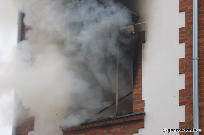 4/9 Pożar mieszkania przy ul. Jasnej w Gorzowie