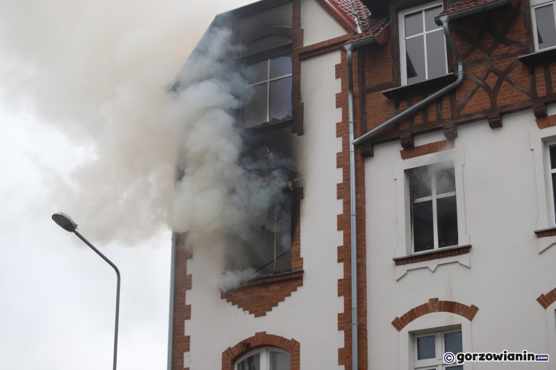7/9 Pożar mieszkania przy ul. Jasnej w Gorzowie
