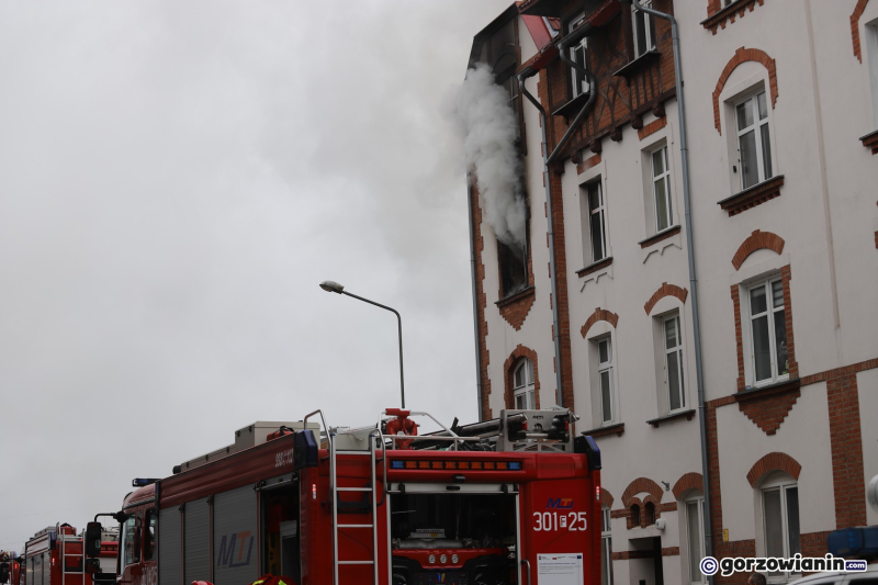 9/9 Pożar mieszkania przy ul. Jasnej w Gorzowie