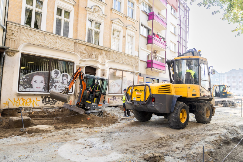 3/16 Wznowiono prace przy ul. Hawelańskiej i Wełniany Rynek w Gorzowie