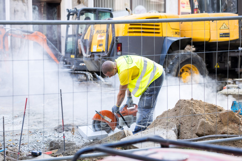 7/16 Wznowiono prace przy ul. Hawelańskiej i Wełniany Rynek w Gorzowie