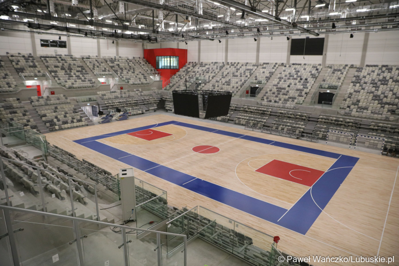 8/12 Hala Arena Gorzów przed oficjalnym zakończeniem prac
