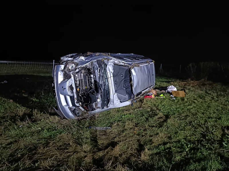 3/5 Dachowanie mitsubishi na S3 koło Gorzowa