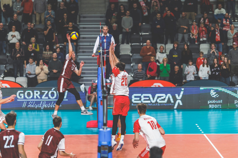 6/14 Mecz Polska - Łotwa. ME Wschodniej U20 w siatkówce w Arenie Gorzów