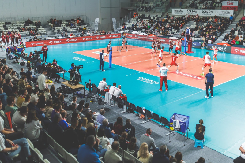 12/14 Mecz Polska - Łotwa. ME Wschodniej U20 w siatkówce w Arenie Gorzów