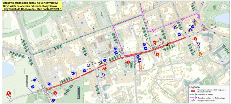 4/5 Zmiany przy ul. Kosynierów Gdyńskich w Gorzowie