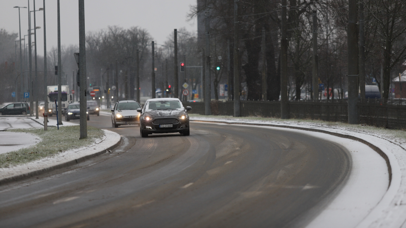 3/4 Opady śniegu w Gorzowie