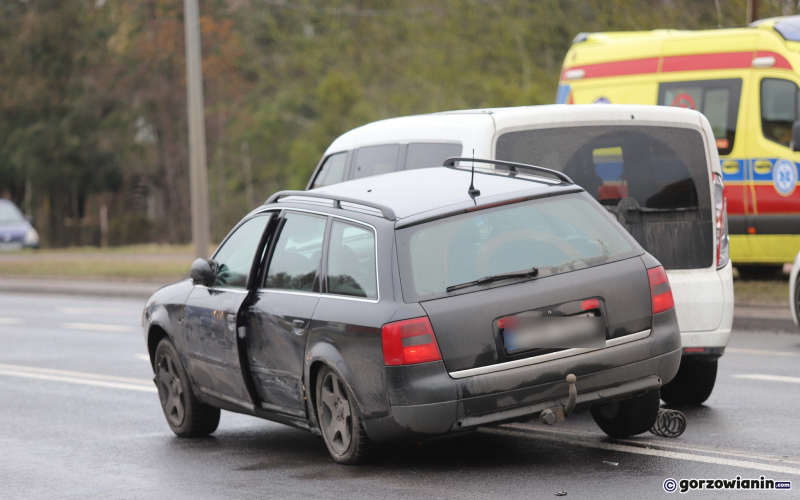 3/11 Zderzenie audi i fiata na Kasprzaka w Gorzowie