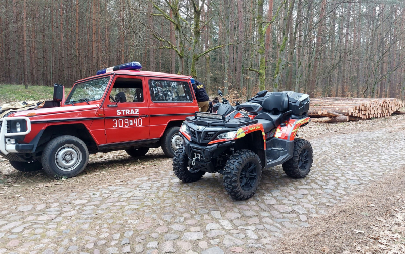 3/6 Akcja poszukiwawcza zaginionego 45-latka w lasach koło Kłodawy