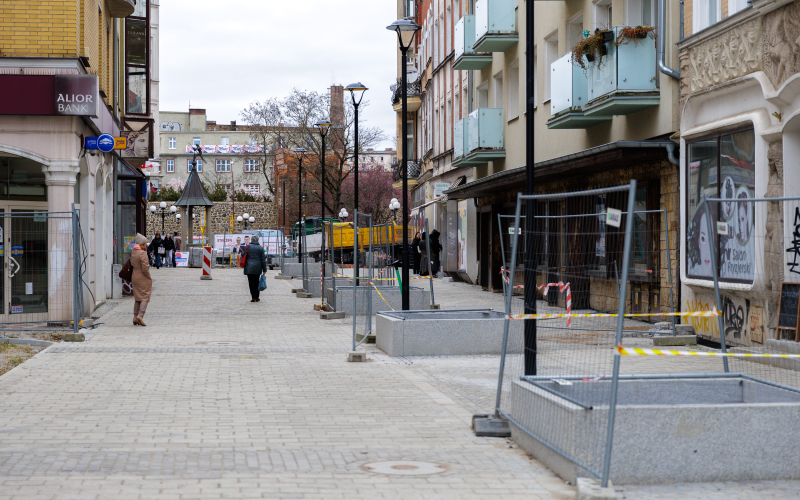 1/7 Postęp prac przy ul. Hawelańskiej i Wełniany Rynek