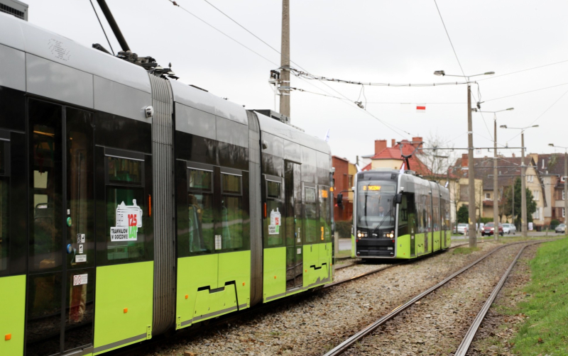 7/15 Tak wyglądał jubileuszowy korowód tramwajów w Gorzowie
