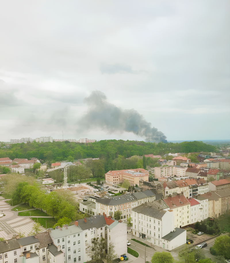 2/13 Pożar budynków AJP w Gorzowie