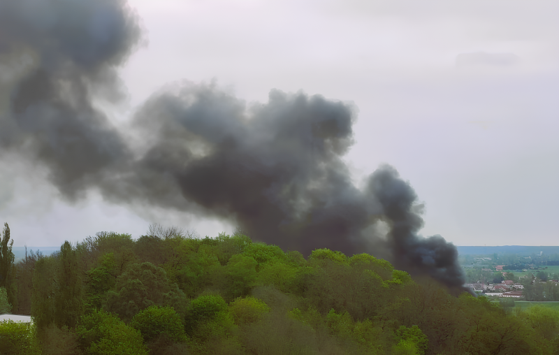 3/13 Pożar budynków AJP w Gorzowie
