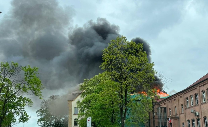 4/13 Pożar budynków AJP w Gorzowie