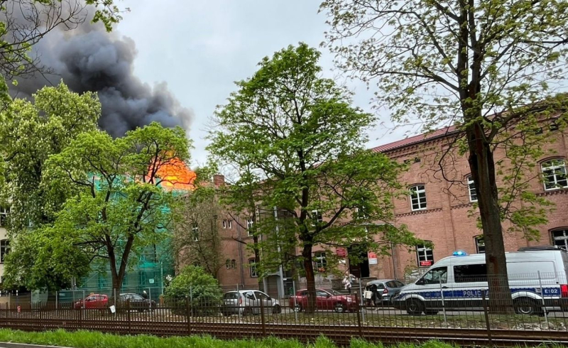 5/13 Pożar budynków AJP w Gorzowie