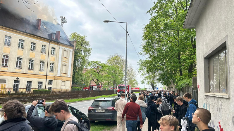 8/13 Pożar budynków AJP w Gorzowie