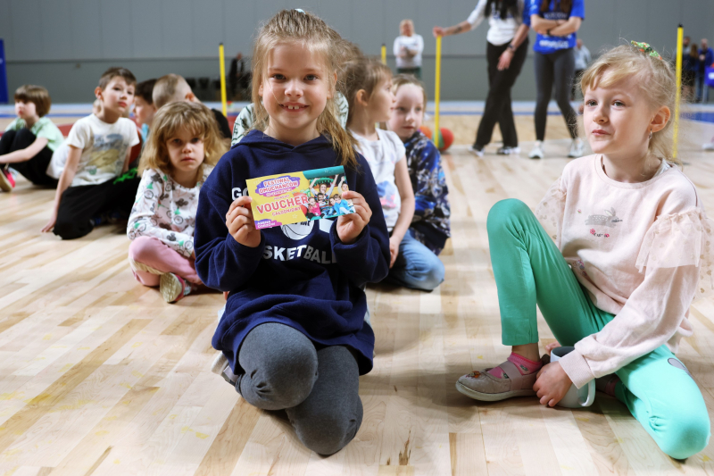 18/128 Lekcja WF z wicemistrzyniami Polski w Arenie Gorzów