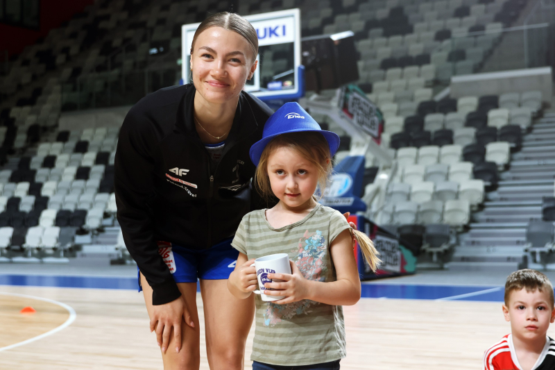 40/128 Lekcja WF z wicemistrzyniami Polski w Arenie Gorzów