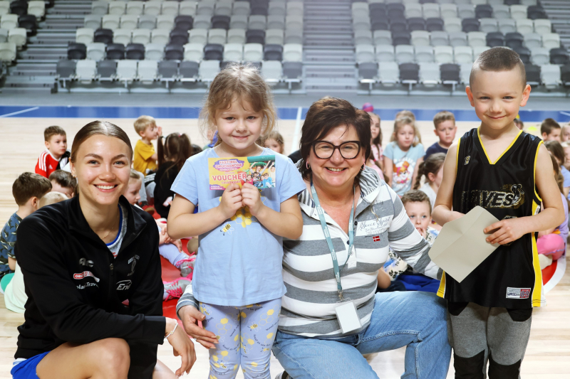 44/128 Lekcja WF z wicemistrzyniami Polski w Arenie Gorzów