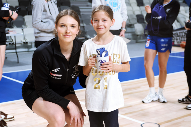 62/128 Lekcja WF z wicemistrzyniami Polski w Arenie Gorzów