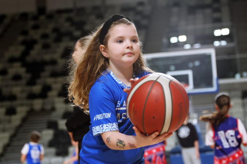 96/128 Lekcja WF z wicemistrzyniami Polski w Arenie Gorzów