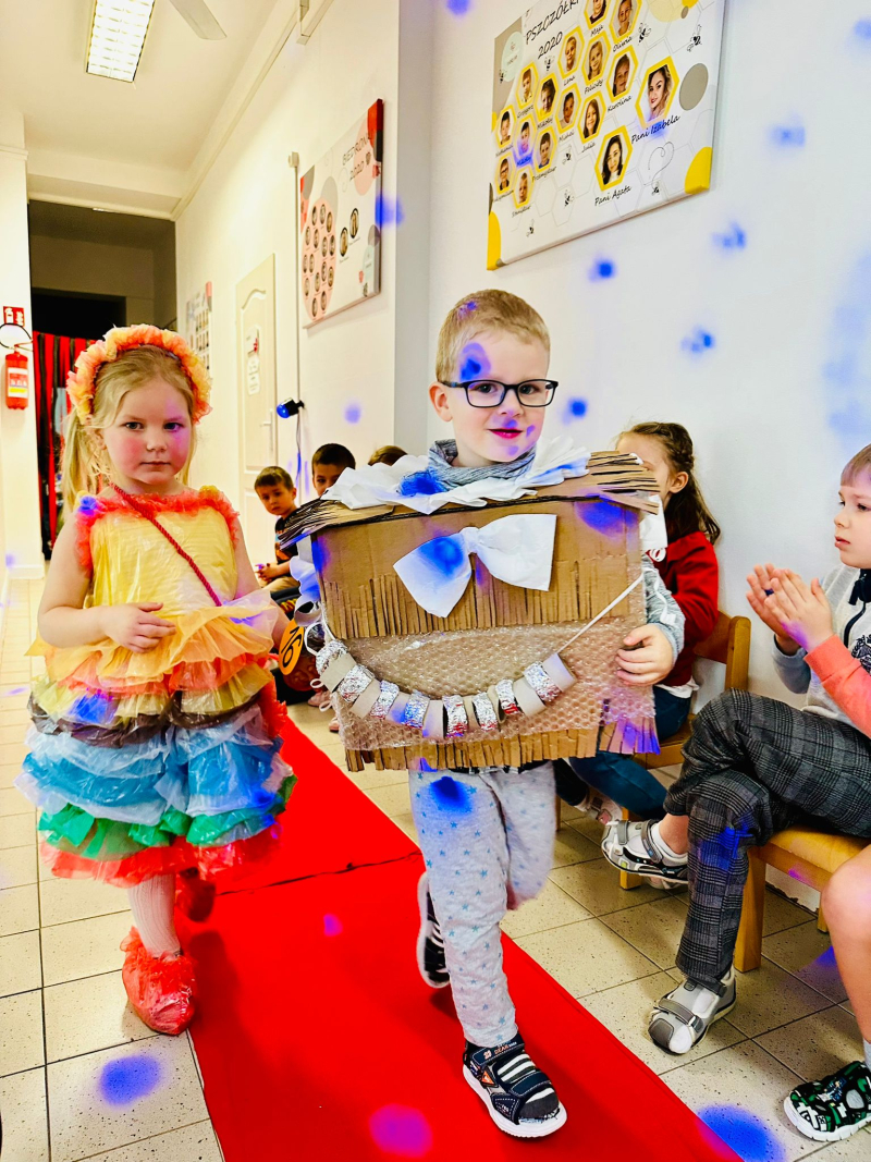 3/15 Eko pokaz mody w Przedszkolu Kolorowe Motyle w Gorzowie