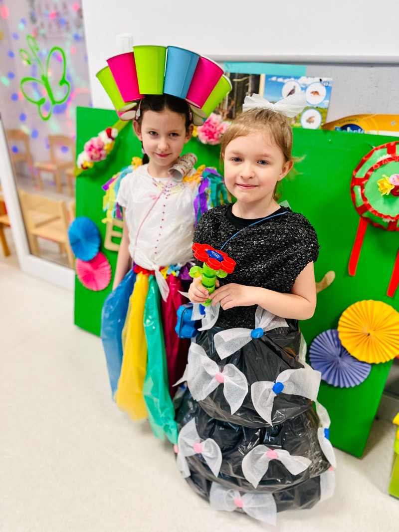 4/15 Eko pokaz mody w Przedszkolu Kolorowe Motyle w Gorzowie